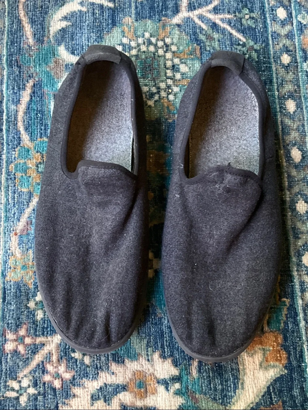allbirds Men's Black Wool Slip-On Loafers